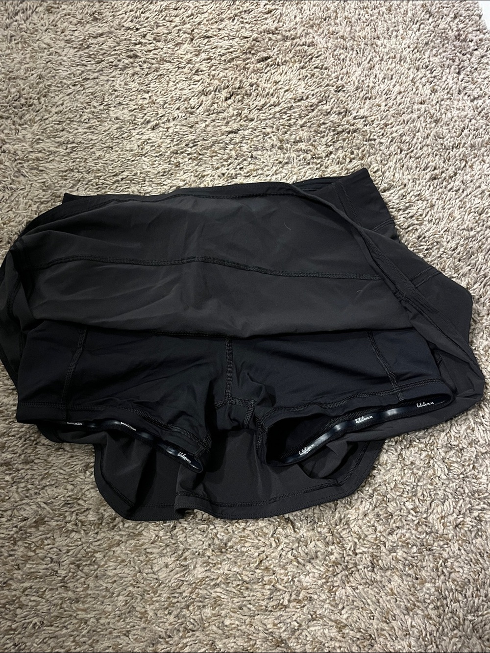 lululemon athletica Black Circle Skirt with Pleated Panels - Picture 3 of 4